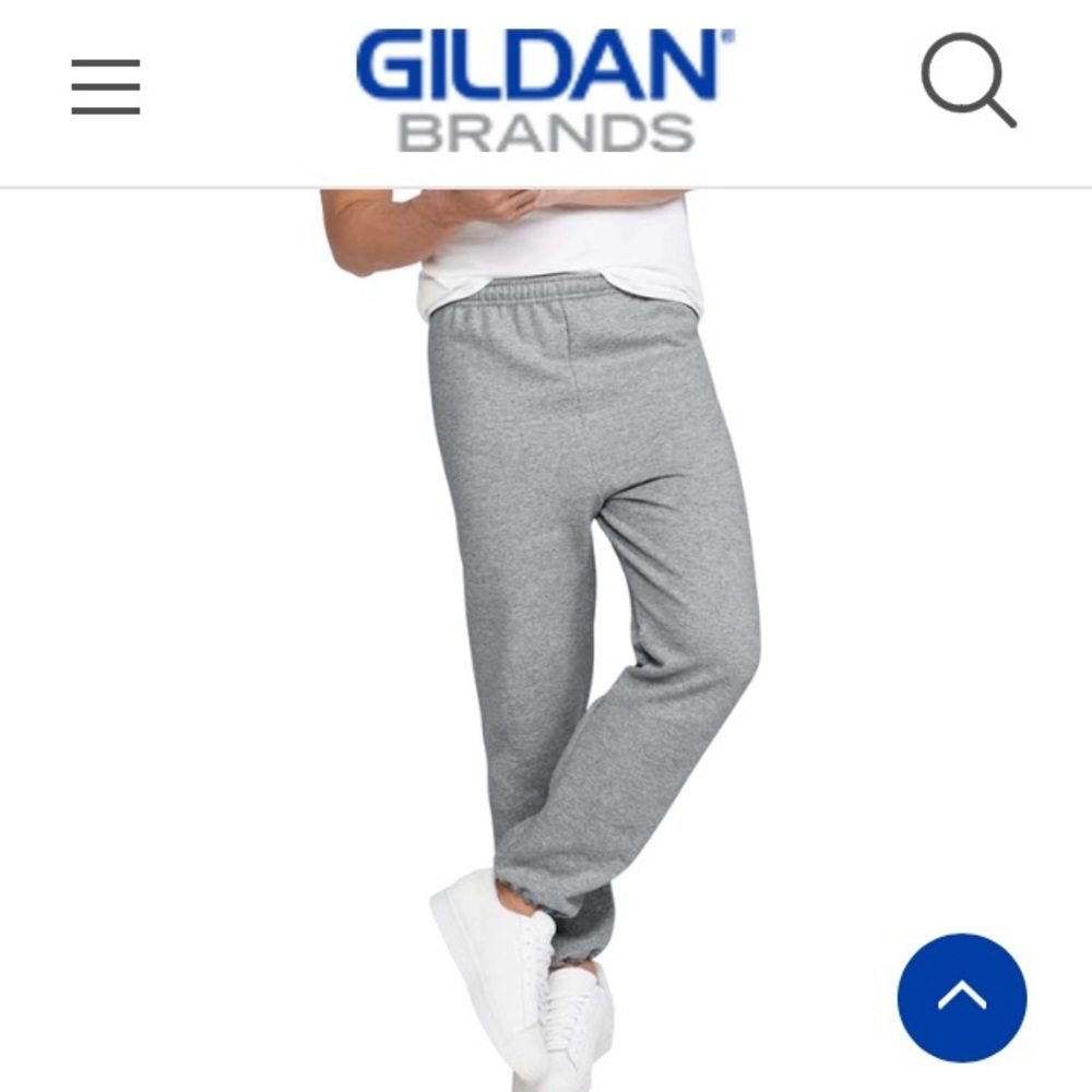 NWOT GILDAN HEAVY BLEND GRAY SWEATPANTS SIZE M